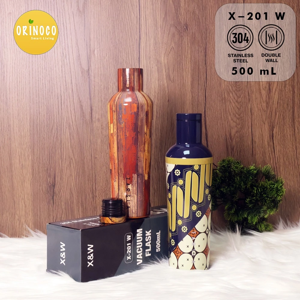 Orinoco Tumbler 500ml Motif Wooden Batik Parang Kawung Non Slip Bottom (3)