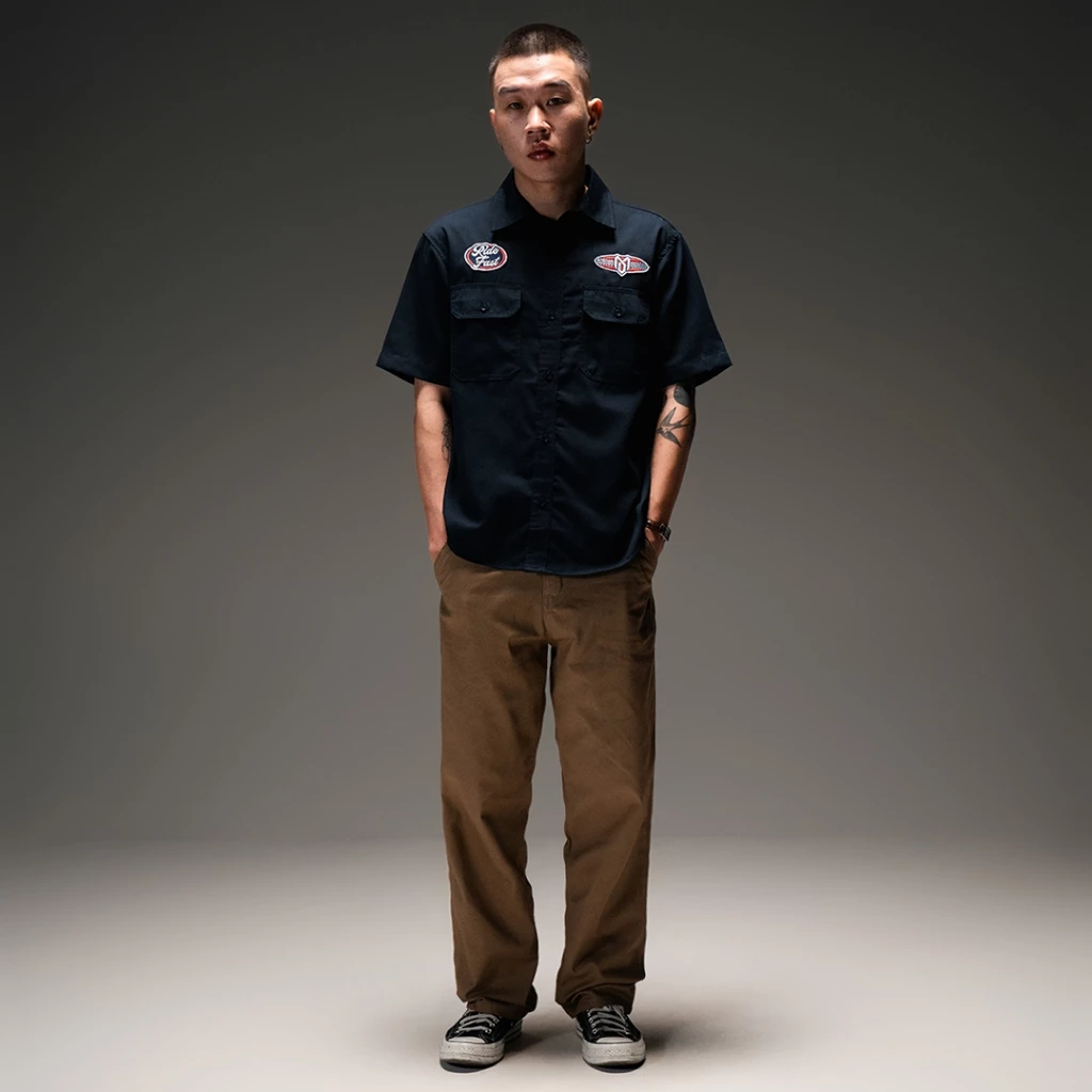 Mickout Wiggy Chino Pants Stretch Cotton Coffee (2)