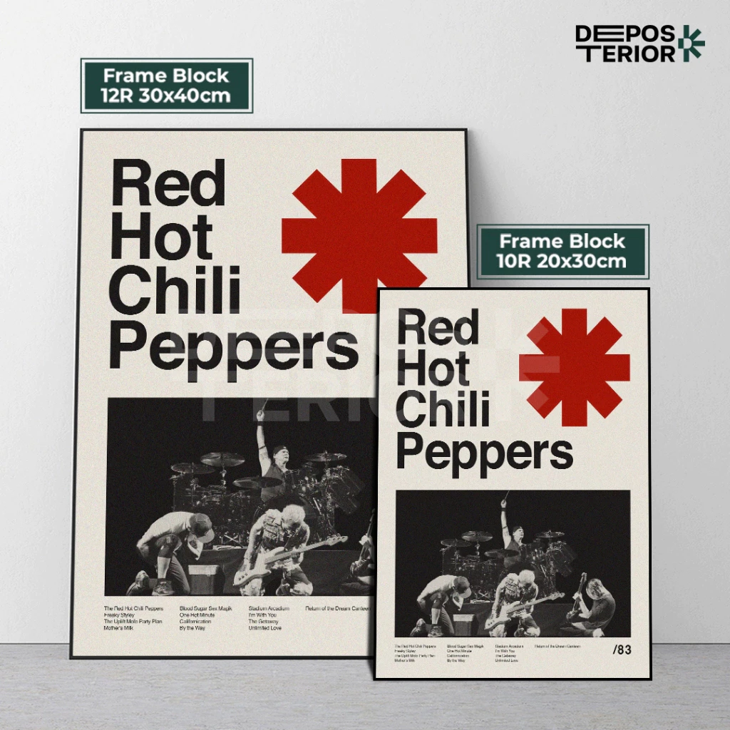 Poster Cover Album Rhcp Frameblock (2)