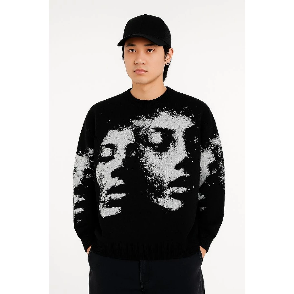 Southwest Sweater Knit Print Your Life (2)