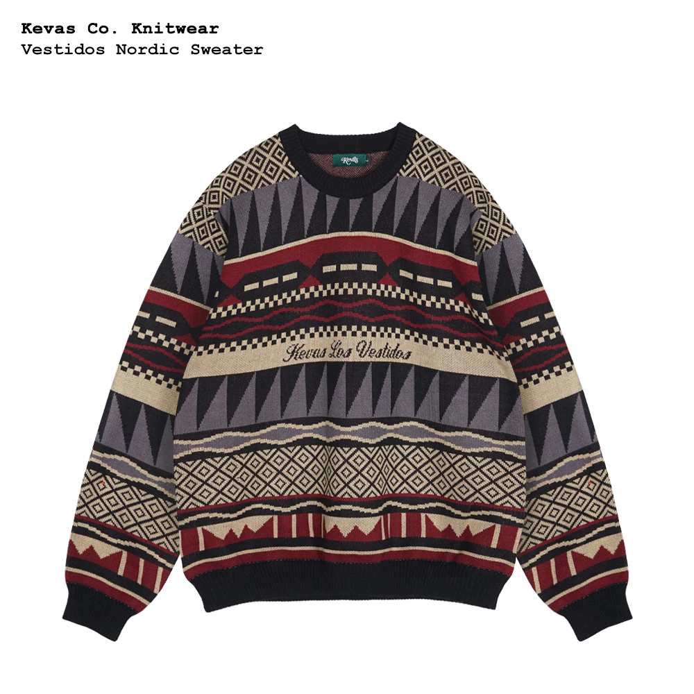 Kevas Vestidos Nordic Knitted Sweater (3)