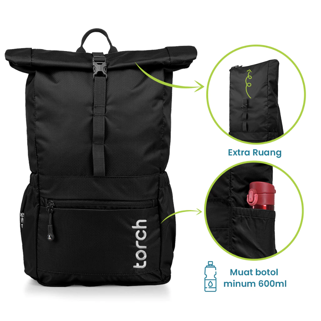 Torch Kashiwa Foldable Backpack Waterproof (3)