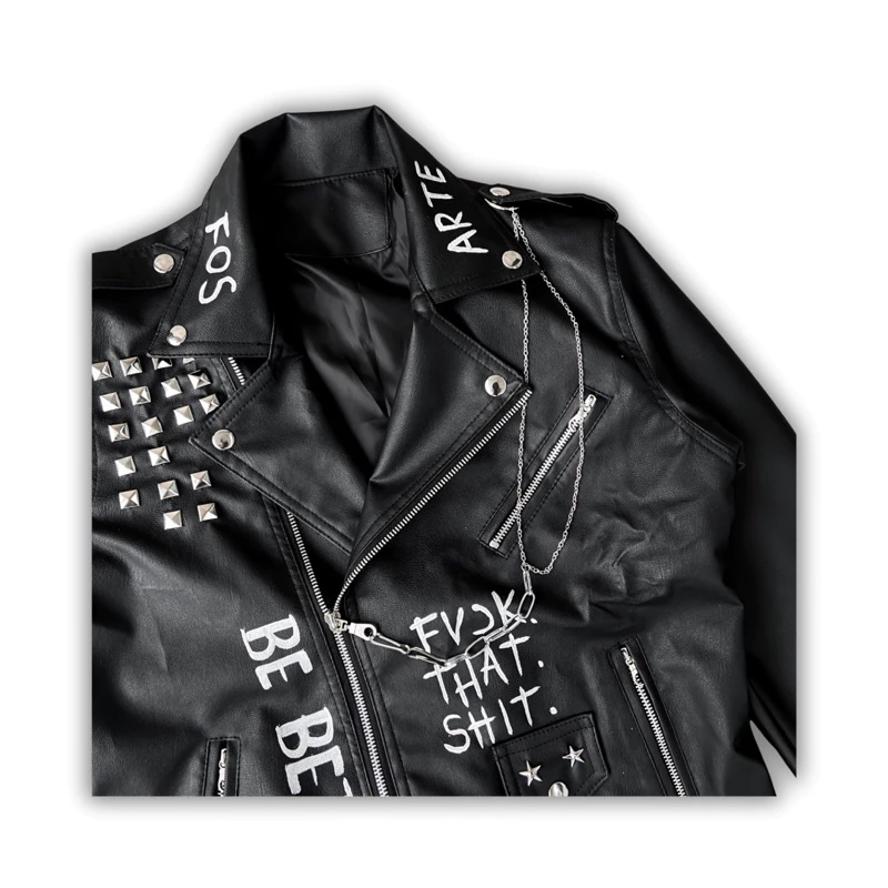 Jacket Kulit Sintetis Lukis Fosarte Vienna (1)