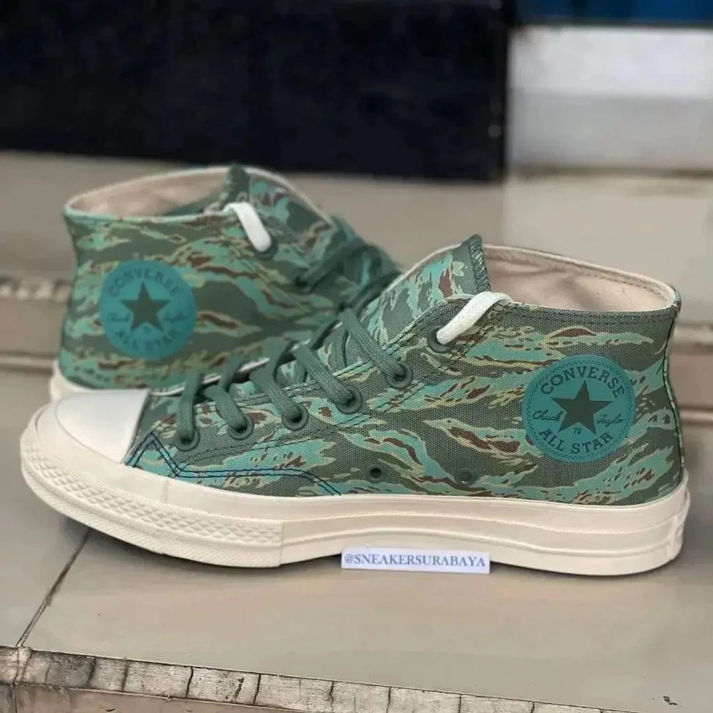 Undefeated Inc X Converse Chuck Taylor 1970s Mid Tiger Camo (3)